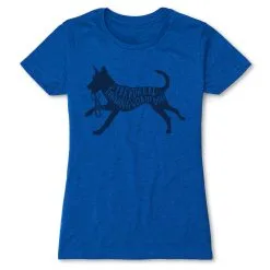 Women's Everyday Runners Tee - I'd Rather Be Running With My Dog -goneforarun Sales 2023 tr 42136 ROYAL
