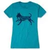 Women's Everyday Runners Tee - I'd Rather Be Running With My Dog -goneforarun Sales 2023 tr 42136 TEAL