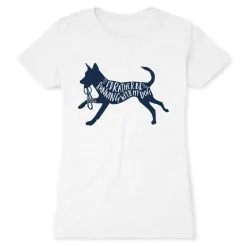 Women's Everyday Runners Tee - I'd Rather Be Running With My Dog -goneforarun Sales 2023 tr 42136 WHITE