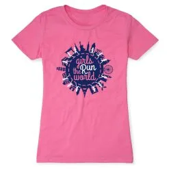 Women's Everyday Runners Tee - Together Girls Run The World® -goneforarun Sales 2023 tr 42138 HOTPINK