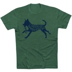 Running Short Sleeve T-Shirt - I'd Rather Be Running With My Dog 21 Running Short Sleeve T-Shirt - I'd Rather Be Running With My Dog -goneforarun Sales 2023 tr 42140 FORESTGREEN FLAT