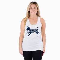 Women's Racerback Performance Tank Top - I'd Rather Be Running With My Dog -goneforarun Sales 2023 tr 42160 WHITE FEMALE