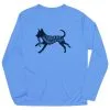 Long Sleeve Performance Tee - I'd Rather Be Running With My Dog -goneforarun Sales 2023 tr 42174 LIGHTBLUE FLAT