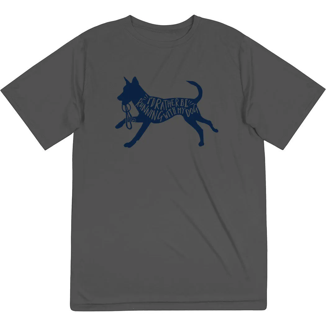 Short Sleeve Performance Tee - I'd Rather Be Running With My Dog 7 Short Sleeve Performance Tee - I'd Rather Be Running With My Dog - Image 5