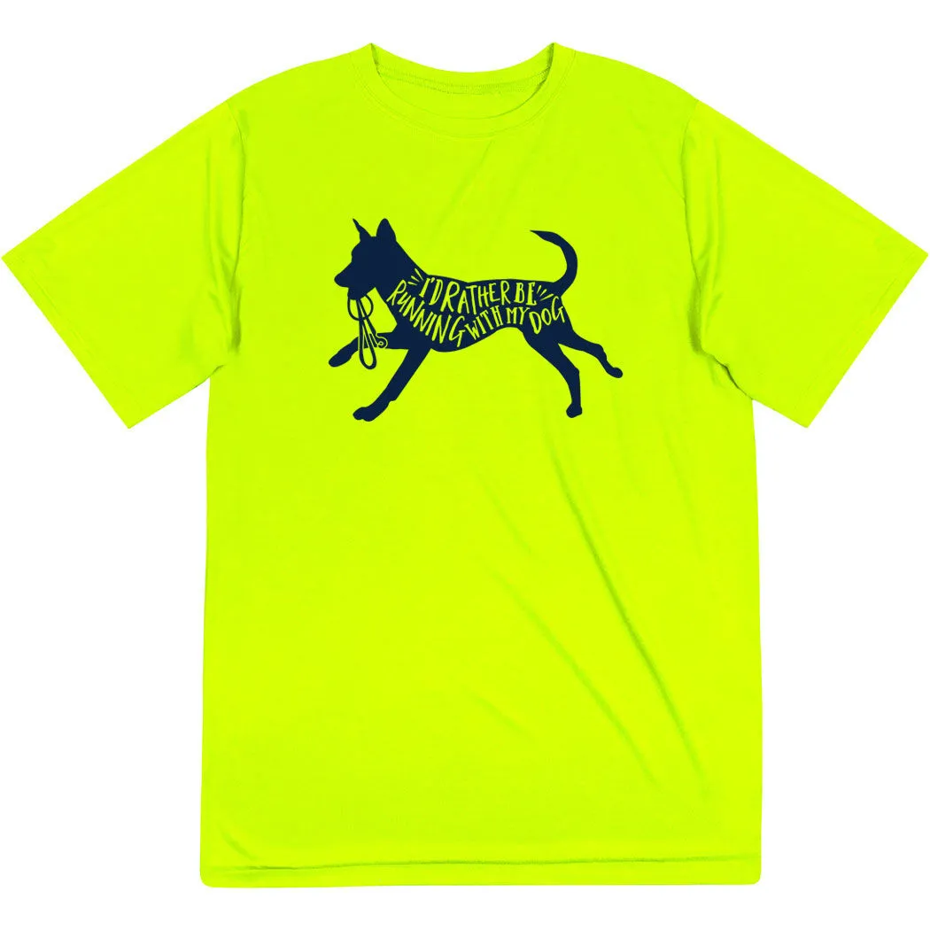 Short Sleeve Performance Tee - I'd Rather Be Running With My Dog 10 Short Sleeve Performance Tee - I'd Rather Be Running With My Dog - Image 8