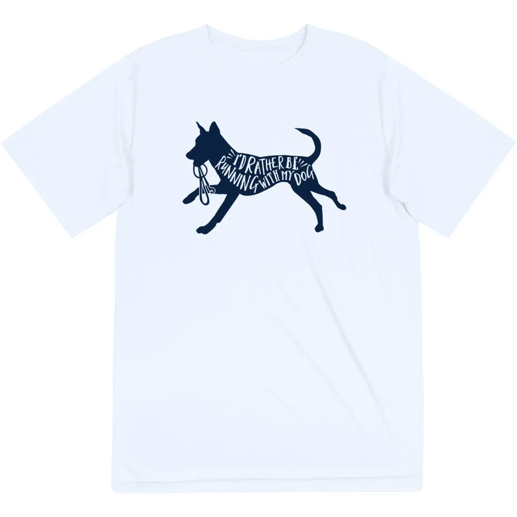 Short Sleeve Performance Tee - I'd Rather Be Running With My Dog 11 Short Sleeve Performance Tee - I'd Rather Be Running With My Dog - Image 9