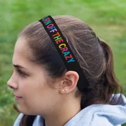 Running Juliband No-Slip Headband - I Run To Burn Off The Crazy -goneforarun Sales 2023 tr 42211 BLACK YOUTH