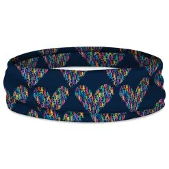 Running Multifunctional Headwear - Heart With Runners Repeat RokBAND 11 Running Multifunctional Headwear - Heart With Runners Repeat RokBAND -goneforarun Sales 2023 tr 42411 SHORT NAVY RING