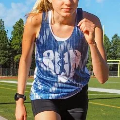 Women's Performance Tank Top - Love The Run Batik -goneforarun Sales 2023 tr 42446 LIFESTYLE
