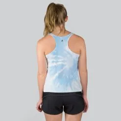 Women's Performance Tank Top - Please Grant Me Coffee Tie-Dye -goneforarun Sales 2023 tr 42447 MODELBACK