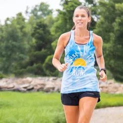 Women's Performance Tank Top - Wake Up And Run Tie-Dye -goneforarun Sales 2023 tr 42453 LIFESTYLE2