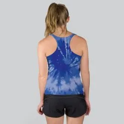 Women's Performance Tank Top - Running Is My Sunshine Tie-Dye 9 Women's Performance Tank Top - Running Is My Sunshine Tie-Dye -goneforarun Sales 2023 tr 42454 BLUE MODELBACK
