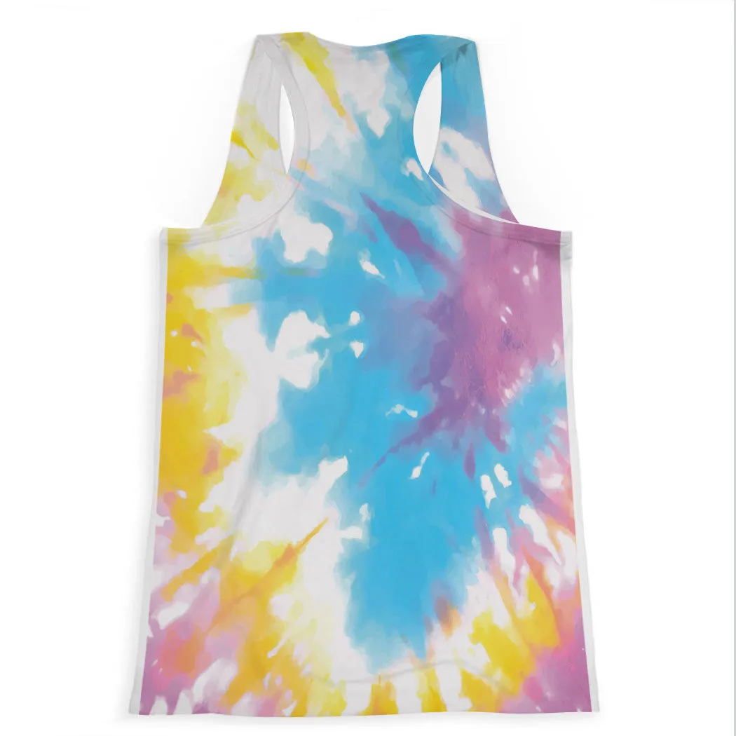 Women's Performance Tank Top - Gone For A Run® Logo Tie-Dye 4 Women's Performance Tank Top - Gone For A Run® Logo Tie-Dye - Image 2