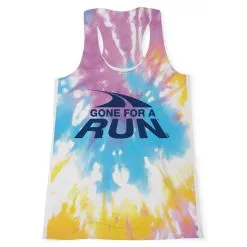 Women's Performance Tank Top - Gone For A Run® Logo Tie-Dye
