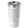 Running 20oz. Double Insulated Tumbler - Always Find Time -goneforarun Sales 2023 tr 42697 WHITE MAIN
