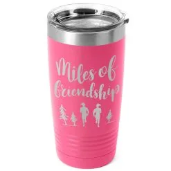 Running 20oz. Double Insulated Tumbler - Miles Of Friendship 21 Running 20oz. Double Insulated Tumbler - Miles Of Friendship -goneforarun Sales 2023 tr 42703 PINK MAIN