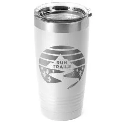 Running 20oz. Double Insulated Tumbler - Run Trails Sunset -goneforarun Sales 2023 tr 42706 WHITE MAIN