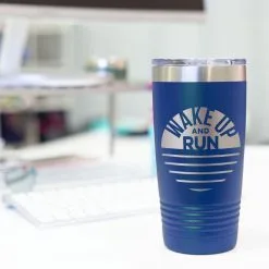 Running 20oz. Double Insulated Tumbler - Wake Up And Run -goneforarun Sales 2023 tr 42712 ROYAL DESK