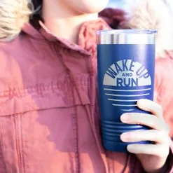 Running 20oz. Double Insulated Tumbler - Wake Up And Run -goneforarun Sales 2023 tr 42712 ROYAL MODEL