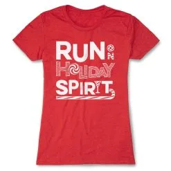 Women's Everyday Runners Tee - Run On Holiday Spirit