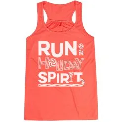 Flowy Racerback Tank Top - Run On Holiday Spirit -goneforarun Sales 2023 tr 42871 CORAL MAIN