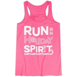 Flowy Racerback Tank Top - Run On Holiday Spirit -goneforarun Sales 2023 tr 42871 PINK MAIN