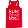 Flowy Racerback Tank Top - Run On Holiday Spirit -goneforarun Sales 2023 tr 42871 RED MAIN