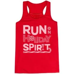 Flowy Racerback Tank Top - Run On Holiday Spirit