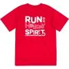 Men's Running Short Sleeve Performance Tee - Run On Holiday Spirit -goneforarun Sales 2023 tr 42873 RED FLAT