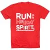 Running Short Sleeve T- Shirt - Run On Holiday Spirit