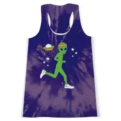 Women's Performance Tank Top - Alien Tie-Dye