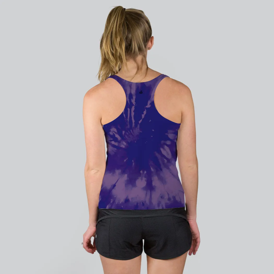 Women's Performance Tank Top - Ninja Tie-Dye 6 Women's Performance Tank Top - Ninja Tie-Dye - Image 4