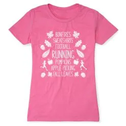 Women's Everyday Runners Tee - Fall Running -goneforarun Sales 2023 tr 42953 HOTPINK