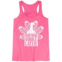 Flowy Racerback Tank Top - Thanksgiving Run -goneforarun Sales 2023 tr 42962 PINK MAIN