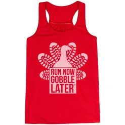 Flowy Racerback Tank Top - Thanksgiving Run -goneforarun Sales 2023 tr 42962 RED MAIN