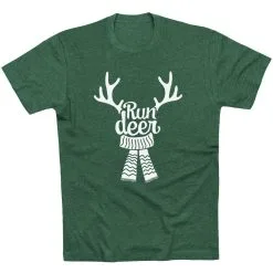 Running Short Sleeve T- Shirt - Run Deer