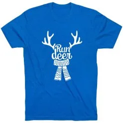 Running Short Sleeve T- Shirt - Run Deer -goneforarun Sales 2023 tr 42973 ROYAL FLAT