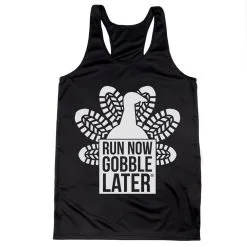 Women's Racerback Performance Tank Top - Thanksgiving Run -goneforarun Sales 2023 tr 42998 BLACK MAIN