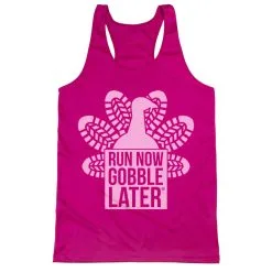 Women's Racerback Performance Tank Top - Thanksgiving Run -goneforarun Sales 2023 tr 42998 PINK MAIN