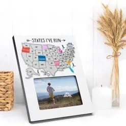 Scratch Off Frame - States I've Run -goneforarun Sales 2023 tr 43174 LIFESTYLE 2