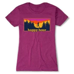 Women's Everyday Runners Tee - Happy Hour -goneforarun Sales 2023 tr 43200 LUSHBERRY