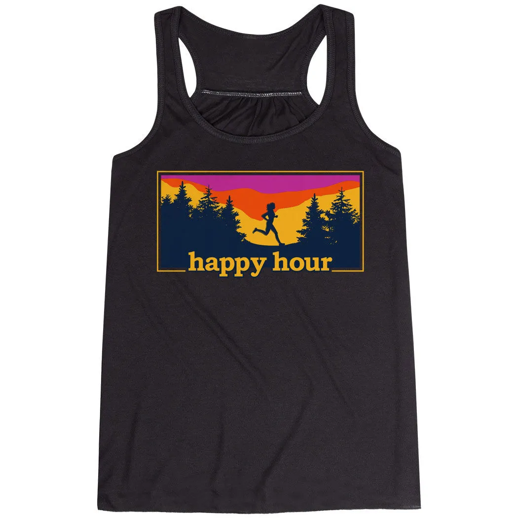 Flowy Racerback Tank Top - Happy Hour 8 Flowy Racerback Tank Top - Happy Hour - Image 6