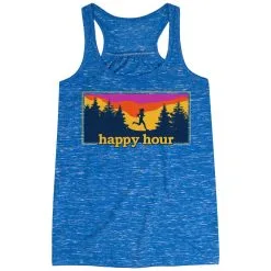 Flowy Racerback Tank Top - Happy Hour