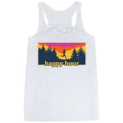 Flowy Racerback Tank Top - Happy Hour 17 Flowy Racerback Tank Top - Happy Hour -goneforarun Sales 2023 tr 43204 WHITE MAIN