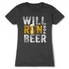 Women's Everyday Runners Tee - Will Run For Beer -goneforarun Sales 2023 tr 43262 CHARCOAL