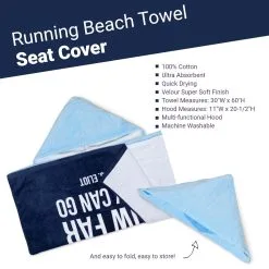 Running Seat Cover Towel - Only Those Who Risk Going Too Far -goneforarun Sales 2023 tr 43276 DETAILS