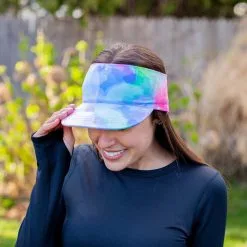 Running Comfort Performance Visor - Water Color -goneforarun Sales 2023 tr 43281 LIFESTYLE FEMALE 1