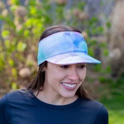 Running Comfort Performance Visor - Water Color -goneforarun Sales 2023 tr 43281 LIFESTYLE FEMALE 3
