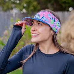 Running Comfort Performance Visor - Bloom -goneforarun Sales 2023 tr 43282 LIFESTYLE FEMALE 1