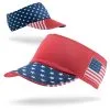 Running Comfort Performance Visor - Red, White & Blue -goneforarun Sales 2023 tr 43290 MAIN